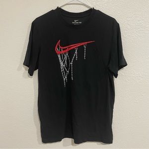 Nike Size Medium Black Basketball Tee